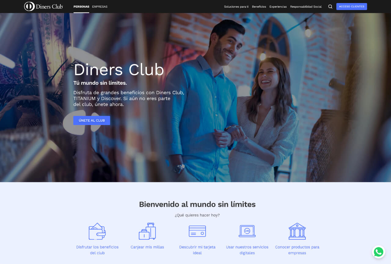 Diners Club Ecuador, Drupal 9